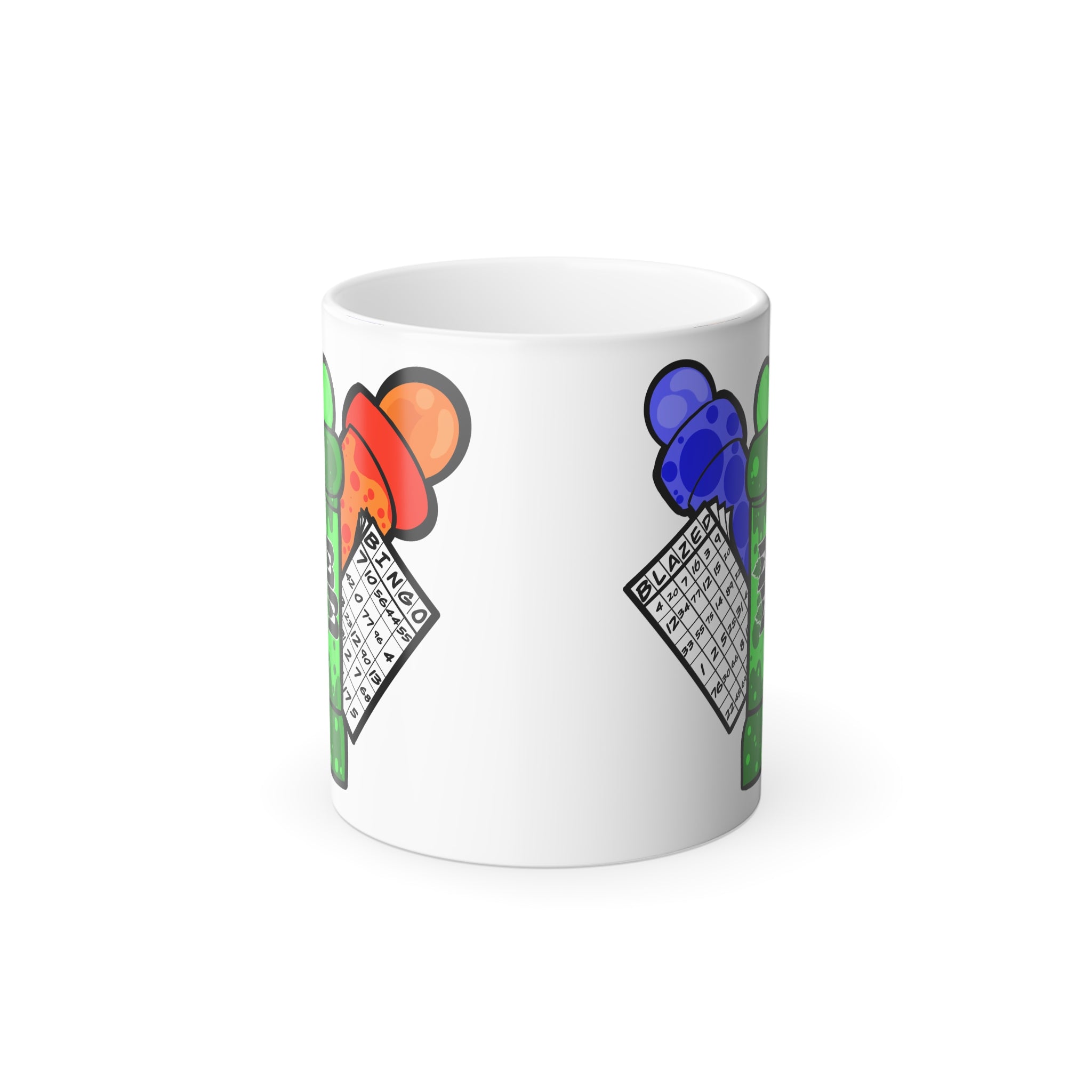 Color Morphing Mug - Unique Heat Sensitive, Custom Gift for Coffee Lovers, Color Changing Cup, Fun Kitchen Decor, Great for Home & Office